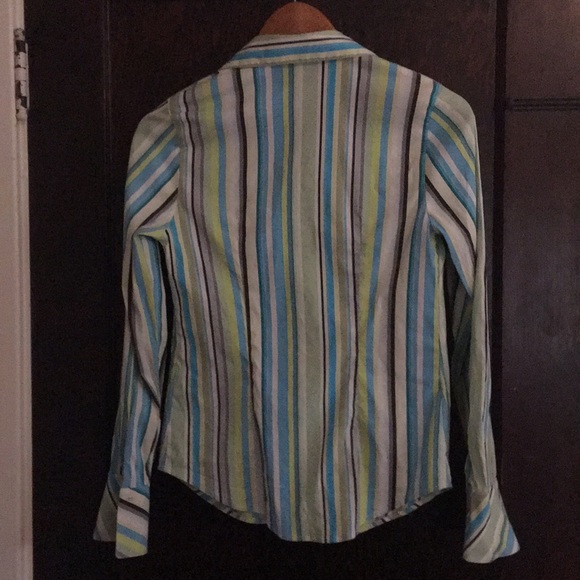 Pin striped button down with some stretch - Picture 2 of 2
